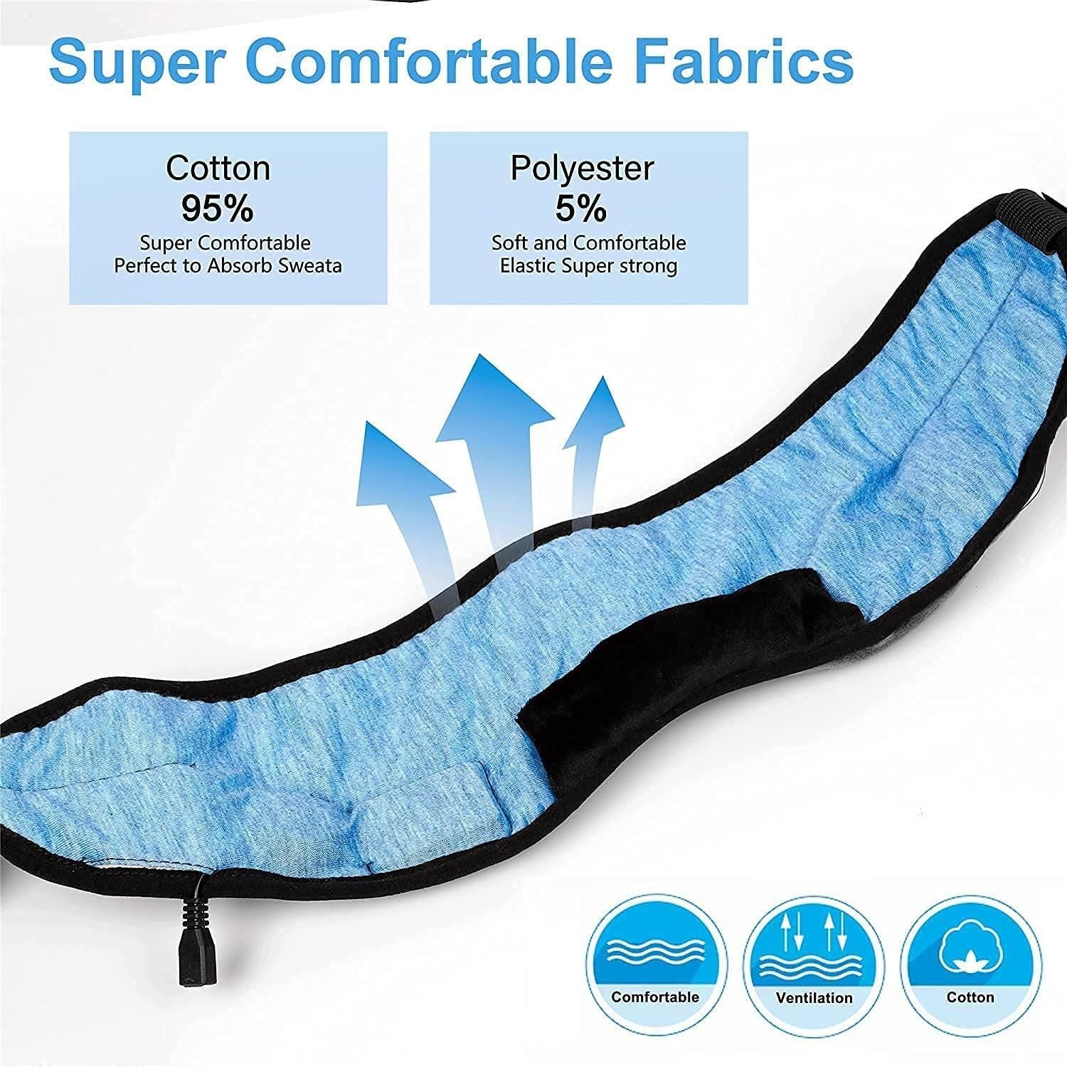 Wireless Bluetooth Eye Mask with Headphones - 100% Light Block & Ultra-Thin Speakers