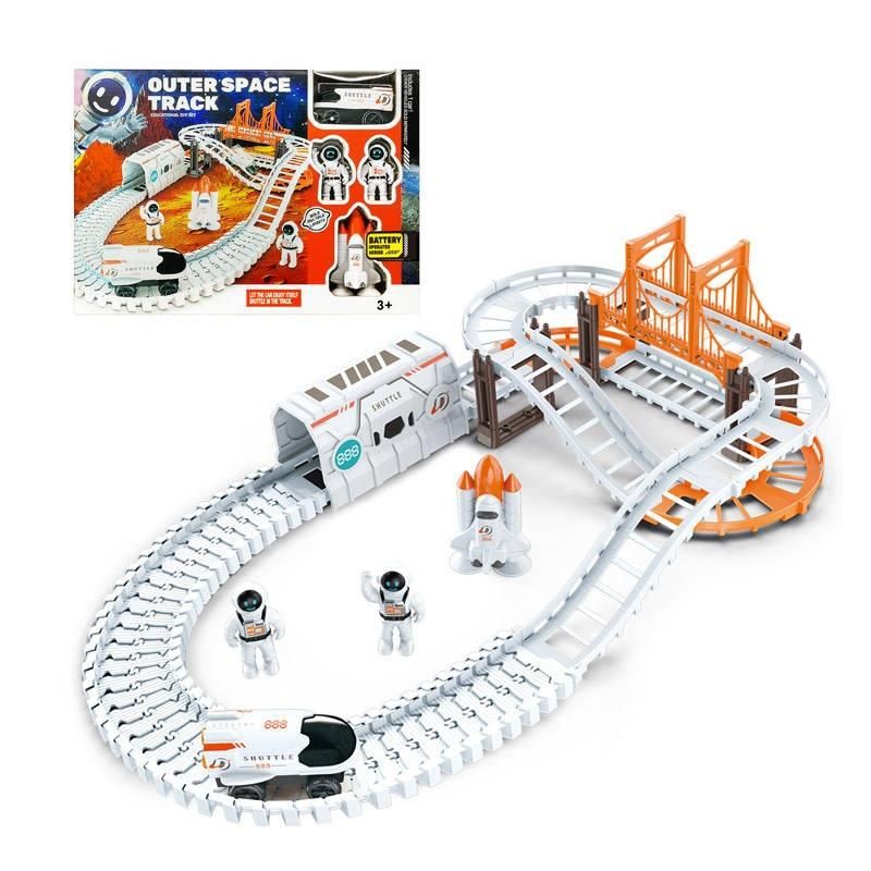 Astronaut Spaceship Track Set | Creative Space Toy for Kids - UrbanMyst