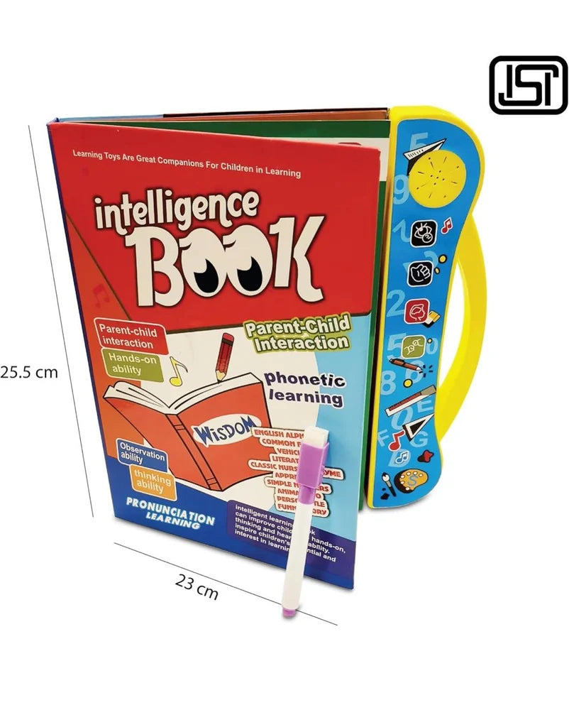 Smart Phonetic Learning E-Book with Sound | Interactive English Educational Sound Toy for Toddlers (Ages 2+)